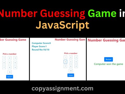 Number Guessing Game in JavaScript
