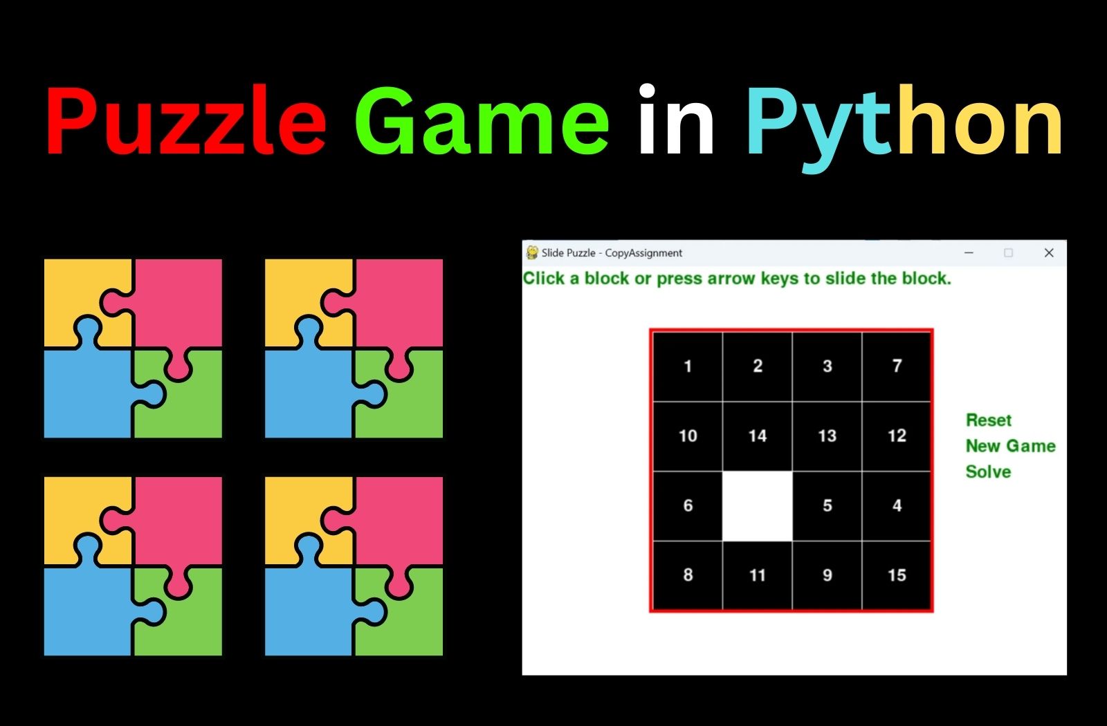 Программа головоломка. Пятнашки на питоне. Пятнашки игра на питоне. Block Puzzle on Python. Puzzle Breakers.