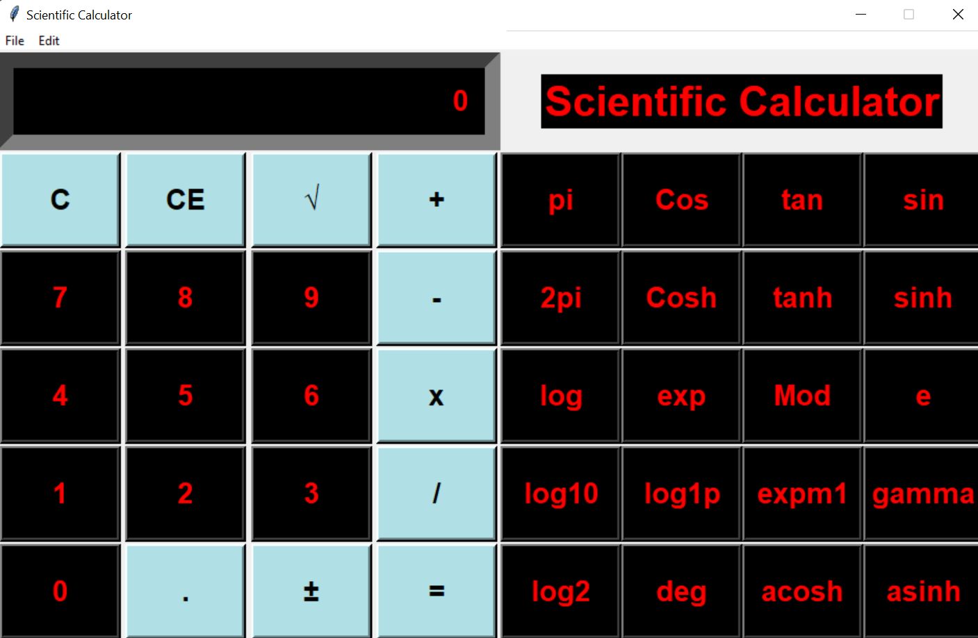 Scientific Calculator In Python Copyassignment 2960