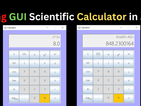 Scientific Calculator in Java