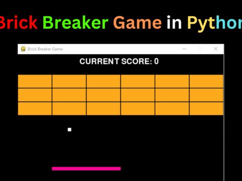 Brick Breaker Game in Python