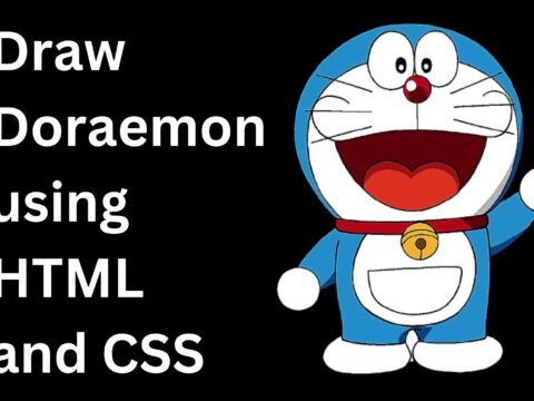 Draw Doraemon using HTML and CSS