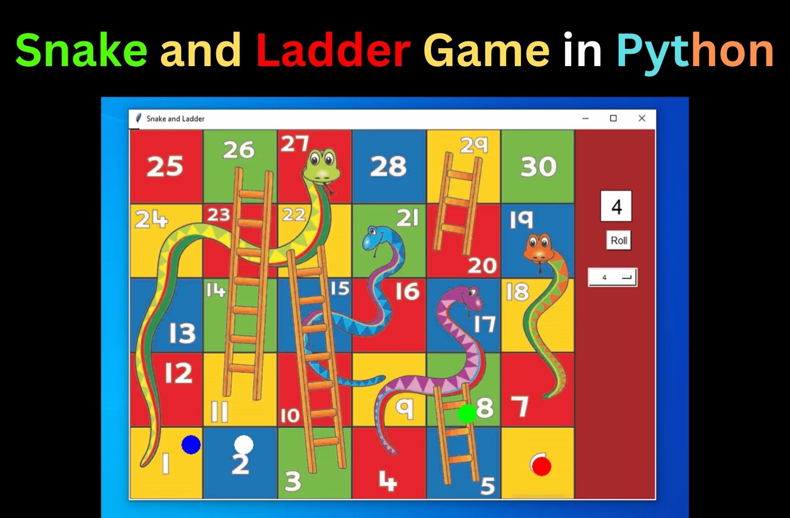 Snake And Ladder Game In Python - CopyAssignment