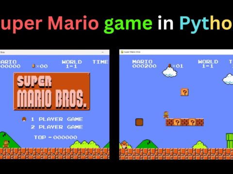 Super Mario game in Python