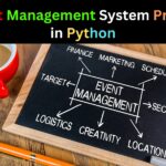 Event Management System Project in Python
