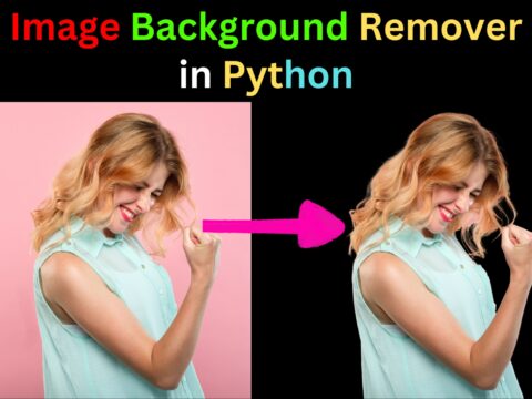 Image background remover in Python