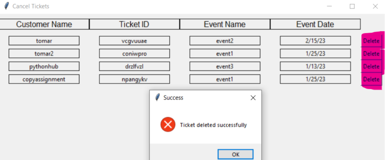 Event Management System Project in Python – CopyAssignment