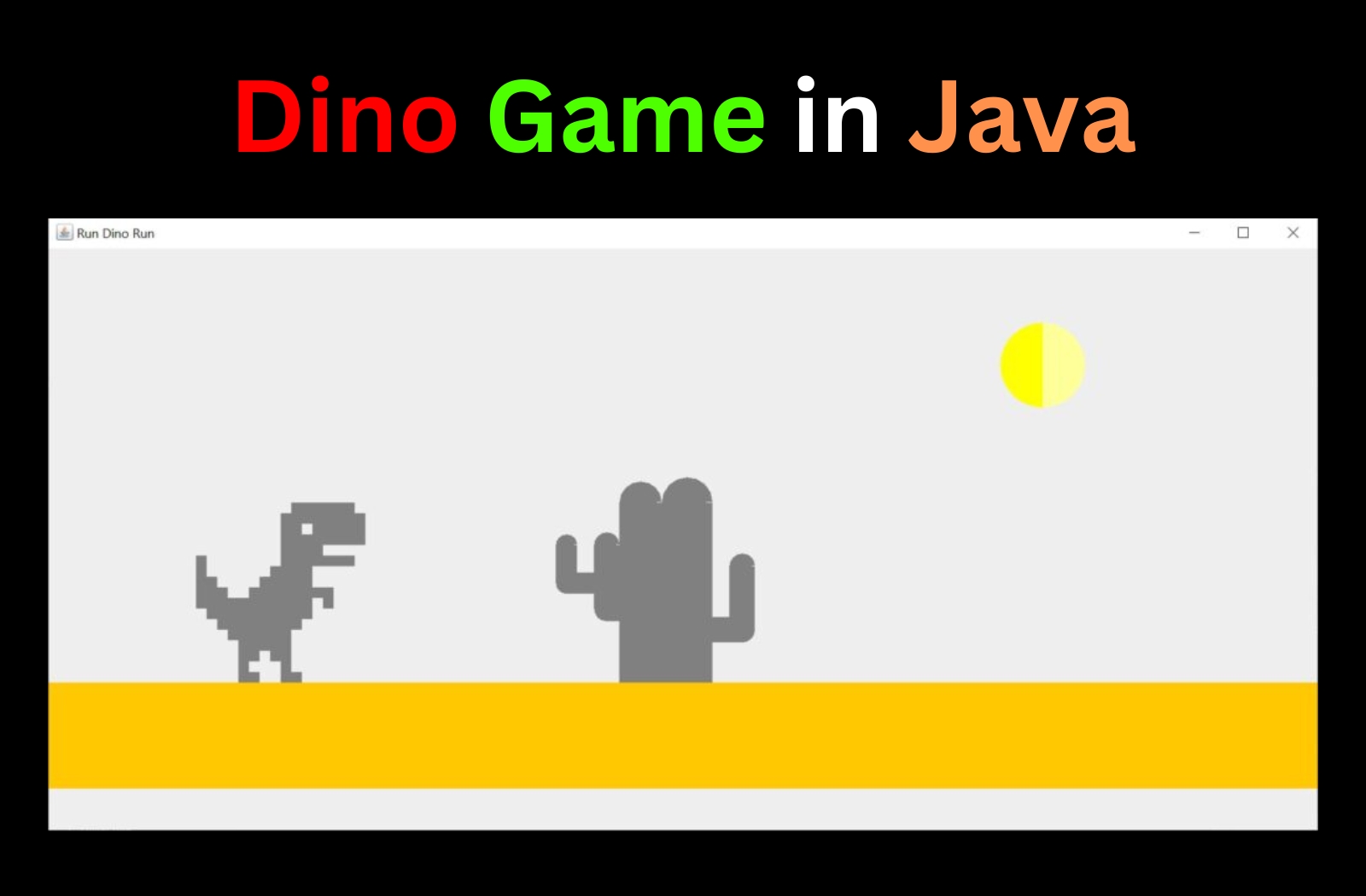 Dino chrome game Python : source code 