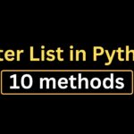 Filter List in Python 10 methods