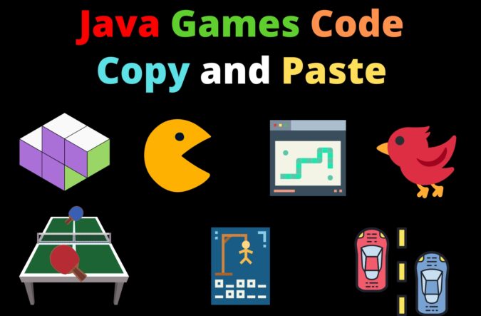 Java Games Code Copy and Paste