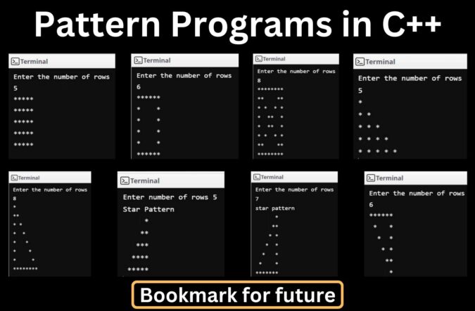 Pattern Programs in C++