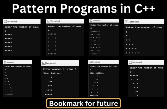 Top 25 Pattern Programs In C CopyAssignment