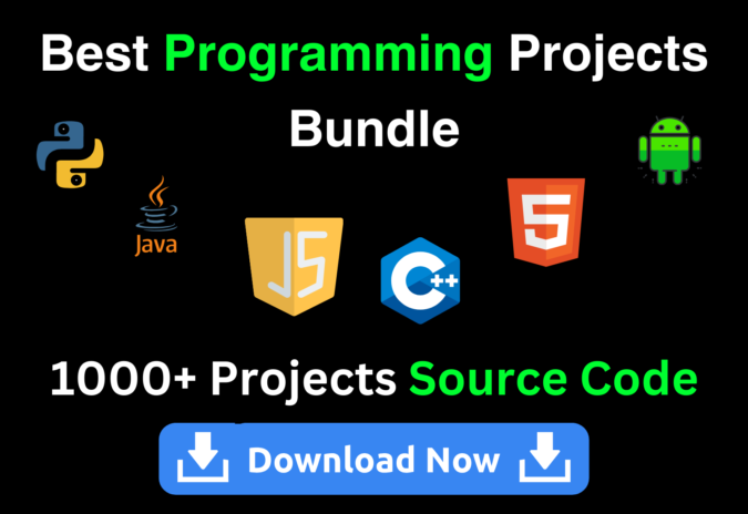 Download 1000+ Projects, All B.Tech & Programming Notes, Job, Resume & Interview Guide, and More – Get Your Ultimate Programming Bundle!