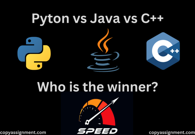 Simple Code to compare Speed of Python, Java, and C++