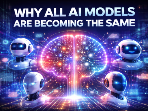 Why AI models like GPT, Claude, and Gemini are becoming similar due to the transformer architecture and scaling of large language models