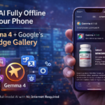 AI running fully offline on a smartphone using Google AI Edge Gallery with on-device multimodal analysis and no internet connection